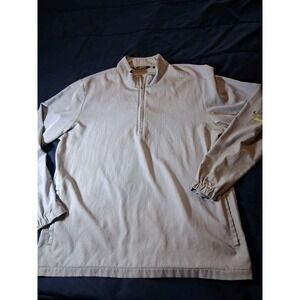 Travis Mathew Sweater Mens XL Gray‎ Coveside 1/4 Zip